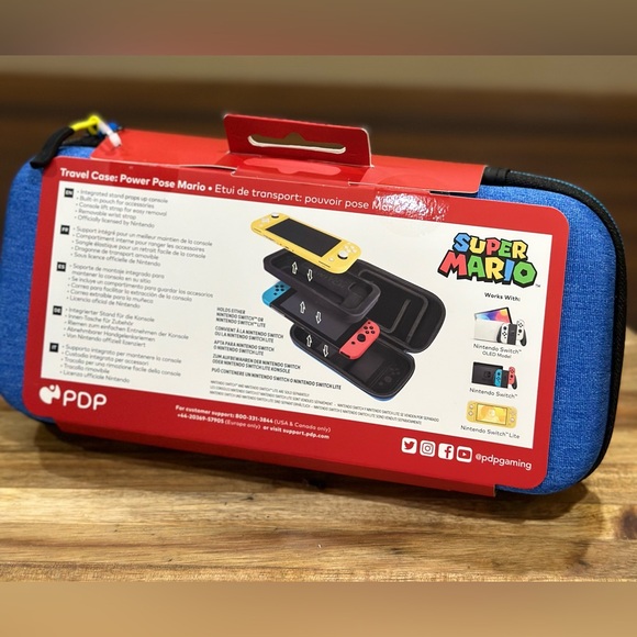 PDP SLIM TRAVEL DELUXE CASE MARIO - Nintendo Switch/LITE - Brand New - Picture 3 of 7